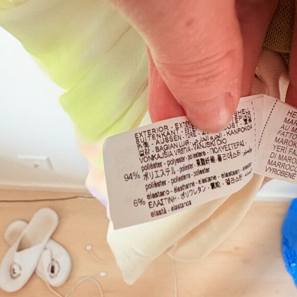 Zara Strapless Tulle Tie Dye Midi Dress NWT Size Small - Picture 12 of 12